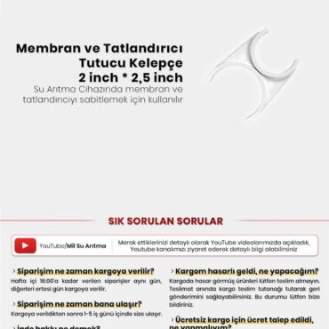 Alternative view of Filtre Tutucu Kelepçe 2 inch * 2,5 inch