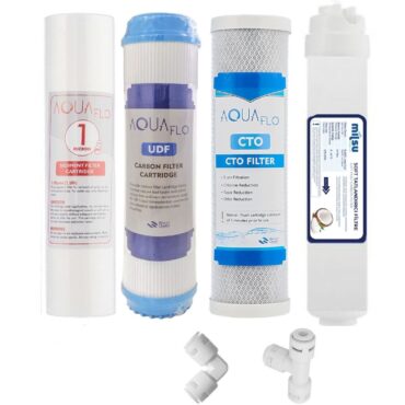 Açık Kasa Su Arıtma Cihazı için 4lü Filtre (GAClı)