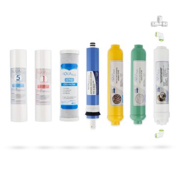 Açık Kasa 7li Filtre Seti - 80 GPD AquaFlo Membran
