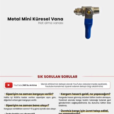 Alternative view of Metal Mini Küresel Vana