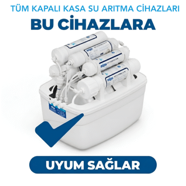 Alternative view of Milsu Kapalı Kasa 6lı PH Alkali Filtreli 14 Aşama Filtre Seti