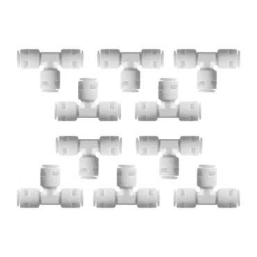Su Arıtma Cihazları İçin 10 Adet 3 Tarafı Quick T Dirsek