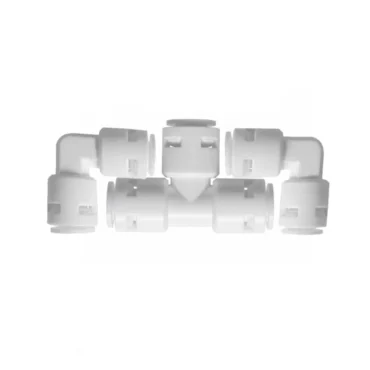 Su Arıtma Cihazı için 2 Adet Quick L Dirsek ve 1 Adet Quick T Dirsek